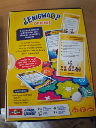 Juego ¿Enigmas? Oficios BioViva y Cuerpo Humano.