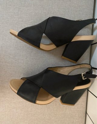 Sandalias Gadea Talla 38 Negras