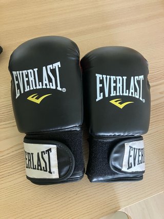 Guantes de Boxeo Everlast Negros - talla 14