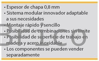 Conjunto Taller 4 Módulos S/Madera Alyco 192842