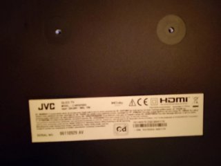 Televisión JVC Negra 40 pulgadas sin usar