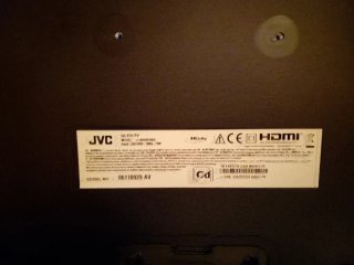 Televisión JVC Negra 40 pulgadas sin usar