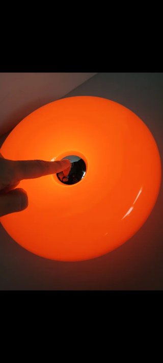 Lámpara LED Donut Naranja