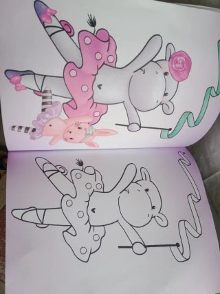 Lote niña colorear, cuento, pegatinas