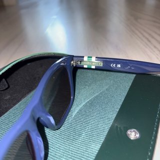 Occhiali da sole Lacoste blu/verdi NUOVI