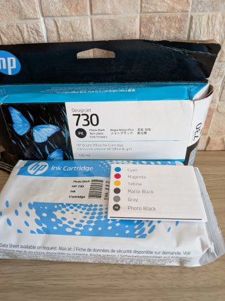 Cartucho Tinta HP DesignJet 730 Negro. 130 ml.