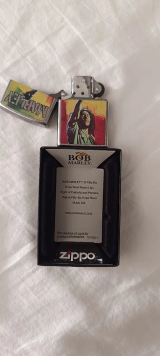 Mechero Zippo Bob Marley Edición Limit