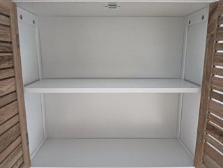 Mueble auxiliar madera y metal