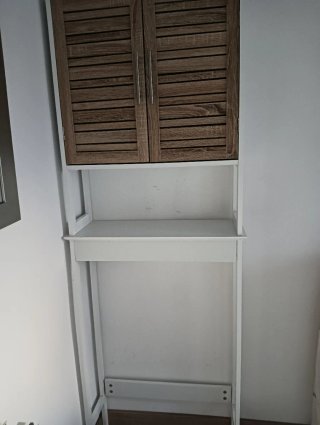 Mueble auxiliar madera y metal