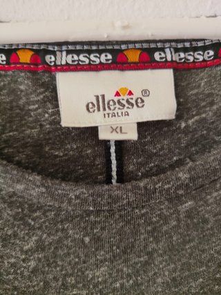 Camiseta Ellesse Italia Gris XL Unisex Retro