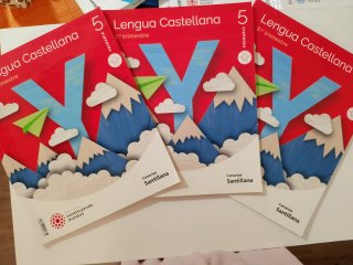 Libros Lengua Castellana 5°P. Ed. Santillana.