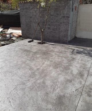 Hormigón impreso y fratasado