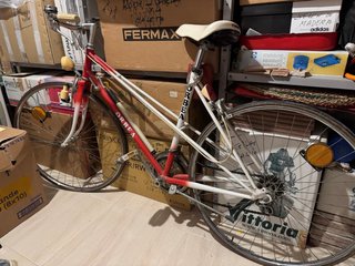 Bicicleta Orbea Vintage de Marchas Roja