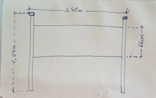 Cabecero forja negro y vetas doradas