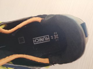 Zapatillas Munich Negras y Verdes