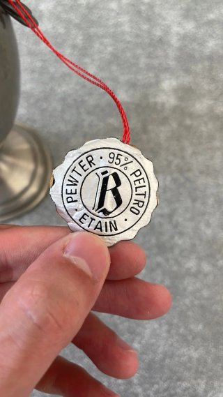 Brocca in peltro 95%