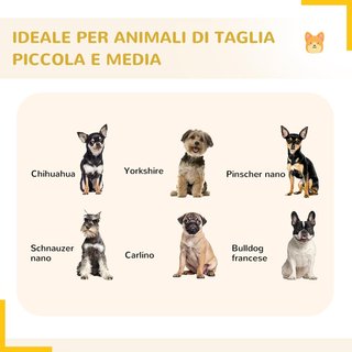 Pawhut Recinto Recincción Caja para Animales Perros Gatos Cachorros Roedores Reja Jaula de Hierro para Exterior Jardín 80X60Cm 8Pz
