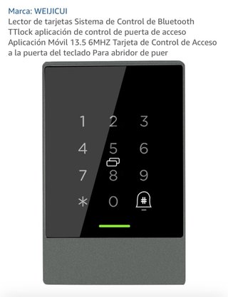 Controlador Acceso Inteligente Teclado Digital