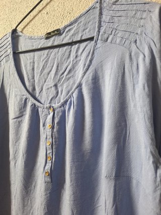 Blusa Pilar Prieto T.48 Azul Lavanda
