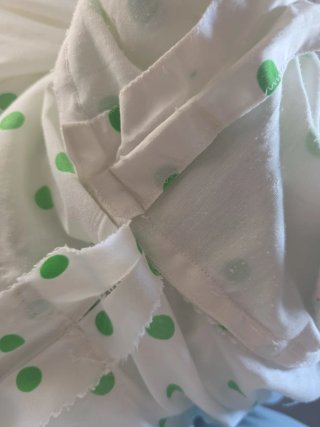Vestido Flamenca  Niña Lunares Verdes