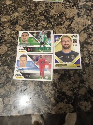 Cromos Liga Panini: Marc Bartra, Iván Villar, Bord
