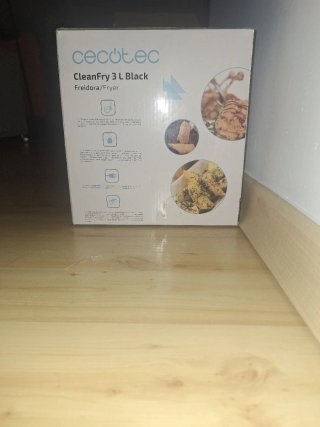 Freidora Cecotec CleanFry 3L Negra