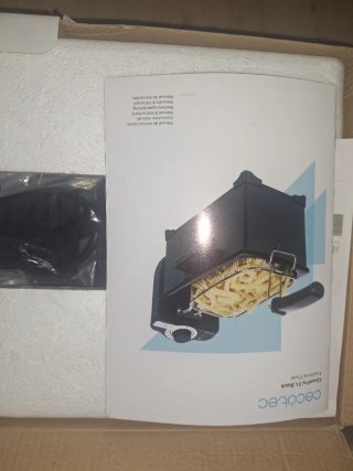 Freidora Cecotec CleanFry 3L Negra