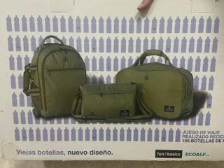Conjunto de 3 maletas de viaje ECOALF