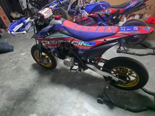 Ayrton Superleggera Supermotard Azul/Rojo
