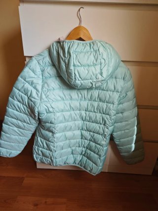 Anorak Mujer Zebra Talla L. Color azul cielo claro