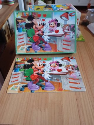 Puzzle Disney Mickey y Minnie