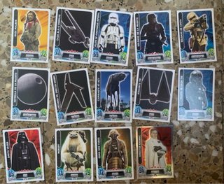 Cromos Star Wars Force Attax Carrefour