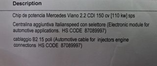 Chip potencia Mercedes Vito Viano 639