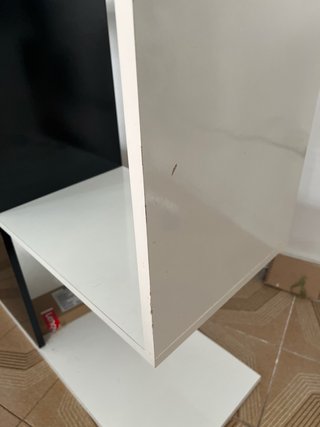 Estantería Zig Zag Blanca y Negra