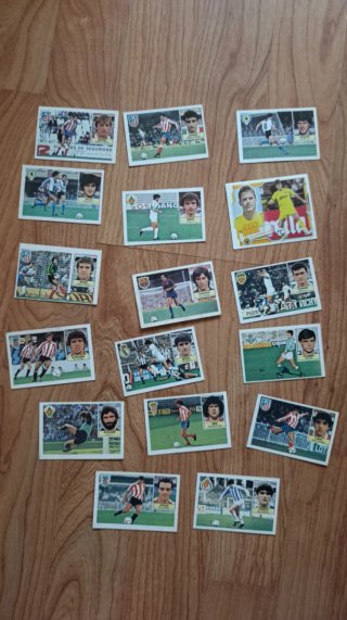 Cromos de fútbol antiguos