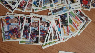 Cromos de fútbol antiguos