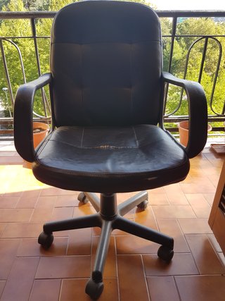 Silla oficina repuestos reposabrazos base ruedas