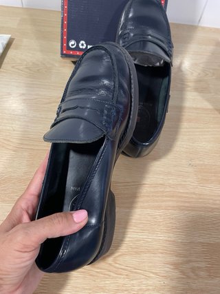 Zapatos colegiales Zgirls azul marino T-36