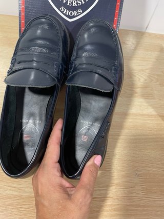 Zapatos colegiales Zgirls azul marino T-36