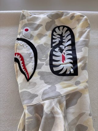 Sudadera Bape Camuflaje Blanco Talla M