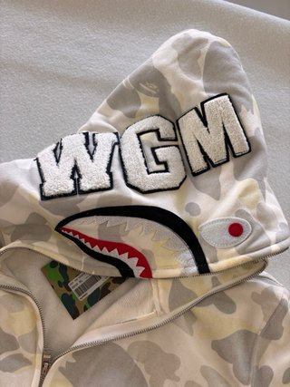 Sudadera Bape Camuflaje Blanco Talla M