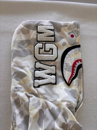 Sudadera Bape Camuflaje Blanco Talla M