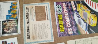 Documentación Exin Scalextric Antigua
