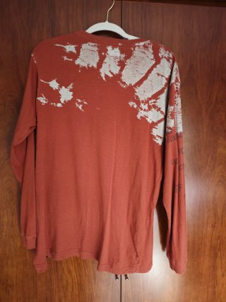 Camiseta INSIDE manga larga estampada Talla L
