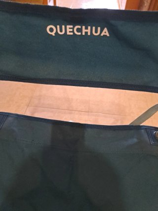 2 Sillas plegables Quechua azul y gris