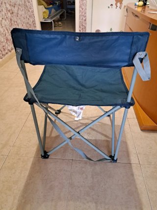 2 Sillas plegables Quechua azul y gris