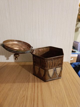 Scatola artigianale rame decorato