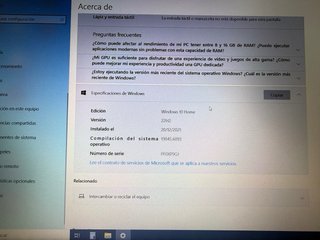 Portátil Lenovo Plata