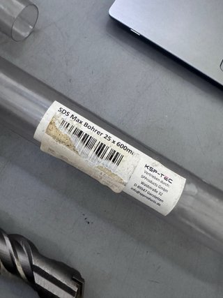 Broca SDS Plus KSP-TEC 25x600mm Hormigón