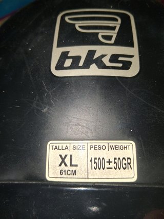 Casco de moto negro